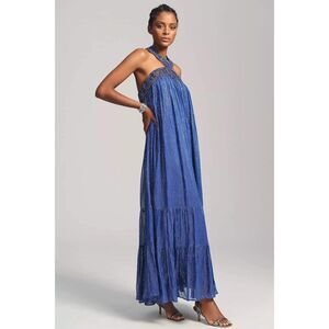 Anthropologie Nirmooha Shine Halter Dress